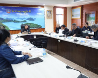 ผู้ว่าฯ สุราษฎร์ธานีเรียกประชุมหารือการดำเนินโครงการชุดลอกสร ... พารามิเตอร์รูปภาพ 6